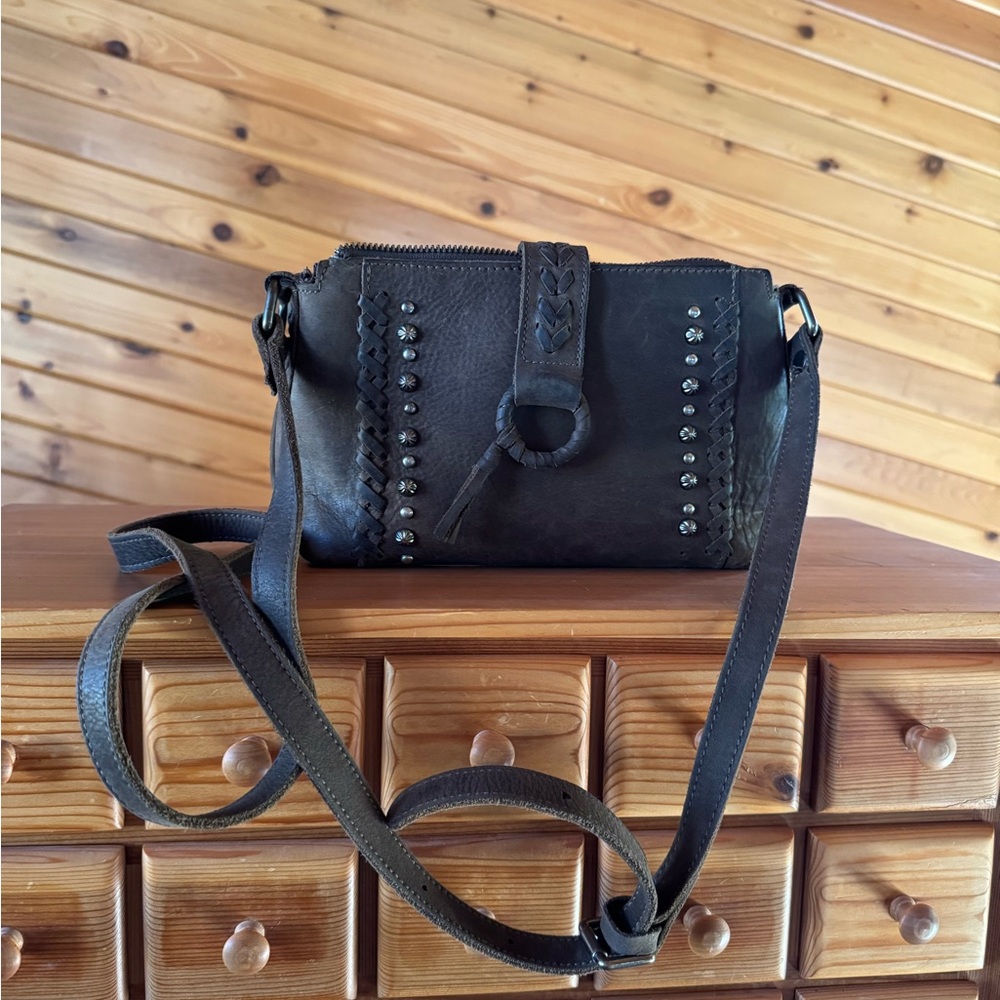 Brown Zippered Pouch